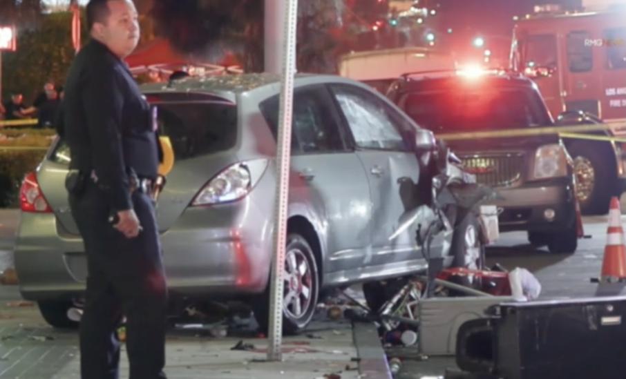 लस एन्जलसमा भीडमाथि कार चलाउदा ३० जनाभन्दा बढी घाइते