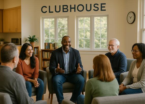 मेयर आडम्सद्वारा गम्भीर मानसिक रोगीलाई सहयोग गर्न १३ नयाँ ‘क्लबहाउस’ सुरु गर्ने घोषणा