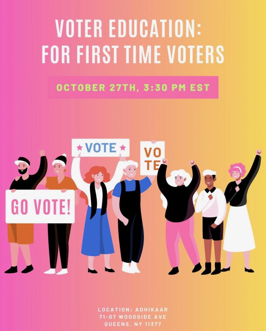 अधिकारले अक्टोबर २७ मा मतदाता शिक्षा कार्यक्रम गर्ने