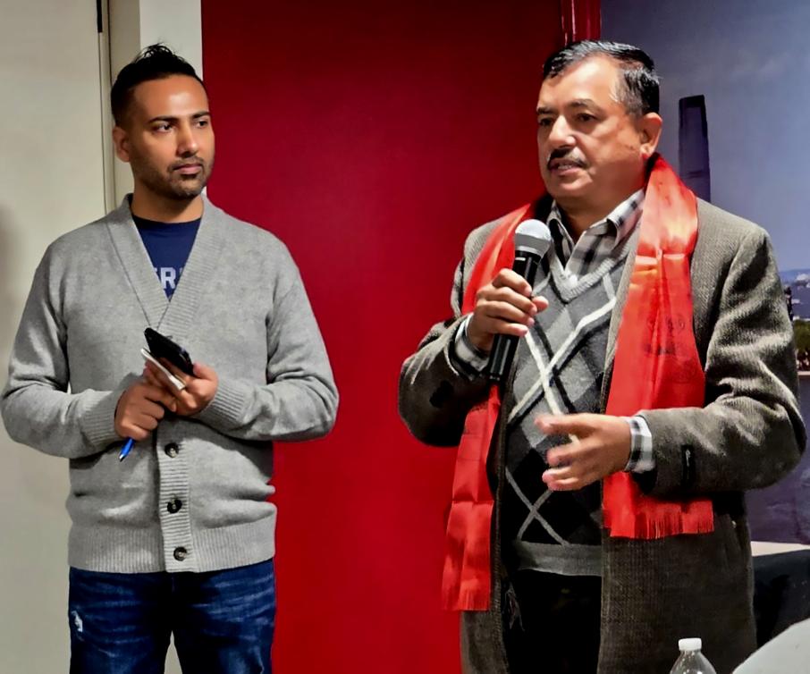 किरण शर्मा पौडेलसँग बागलुङ सेवा समाजको अन्तरक्रिया