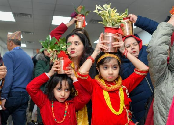 न्यूयोर्कमा स्वस्थानी महोत्सव २०२६ कलश यात्रा सहित शुभारम्भ